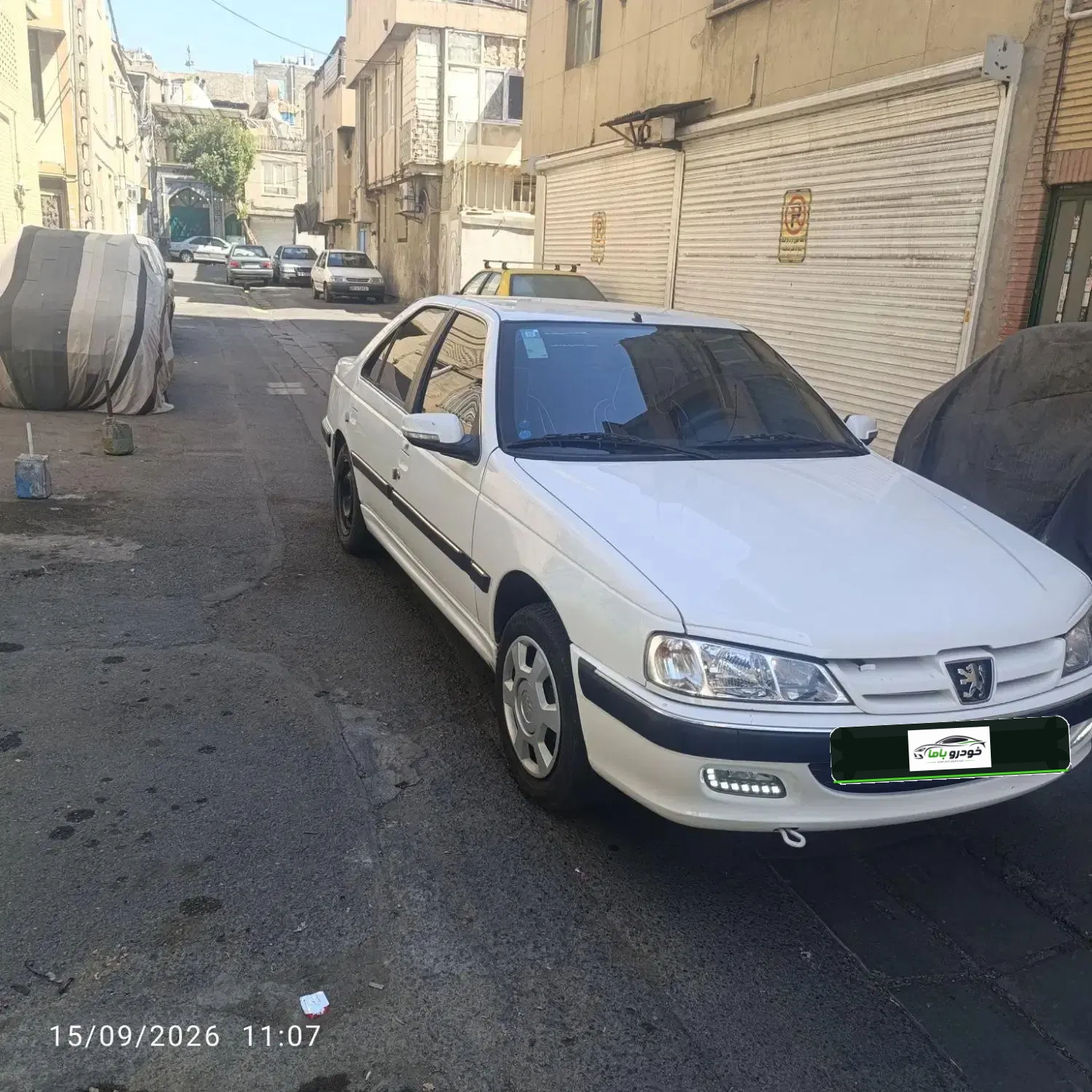 پژو پارس  موتر جدید بدون رنگ می باشد
